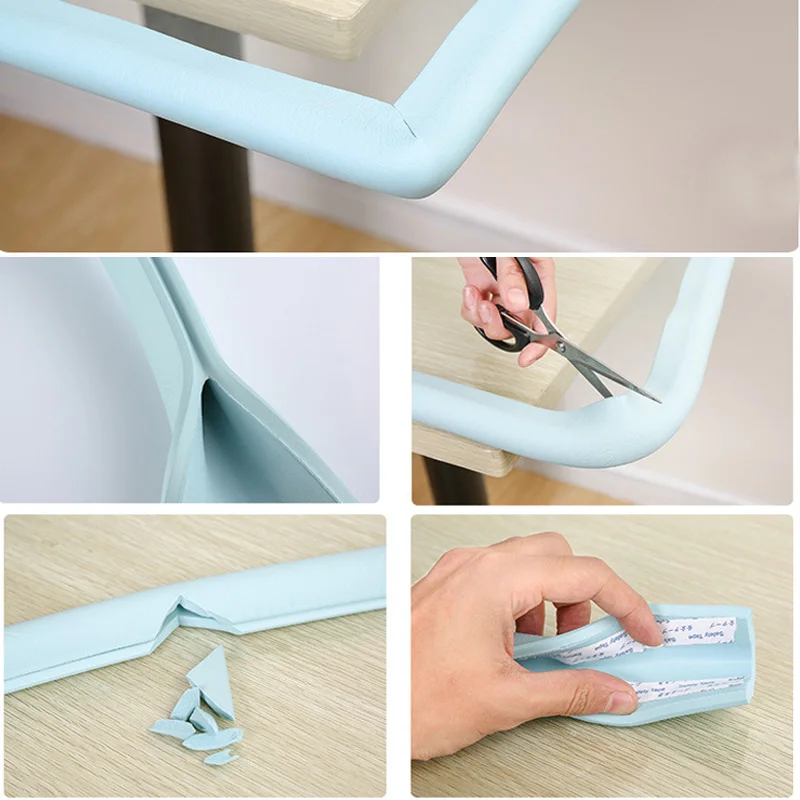 2M U Shape Baby Safety Soft Corner Edge Foam Guard Cushion for Glass Table YH-17 | Мать и ребенок
