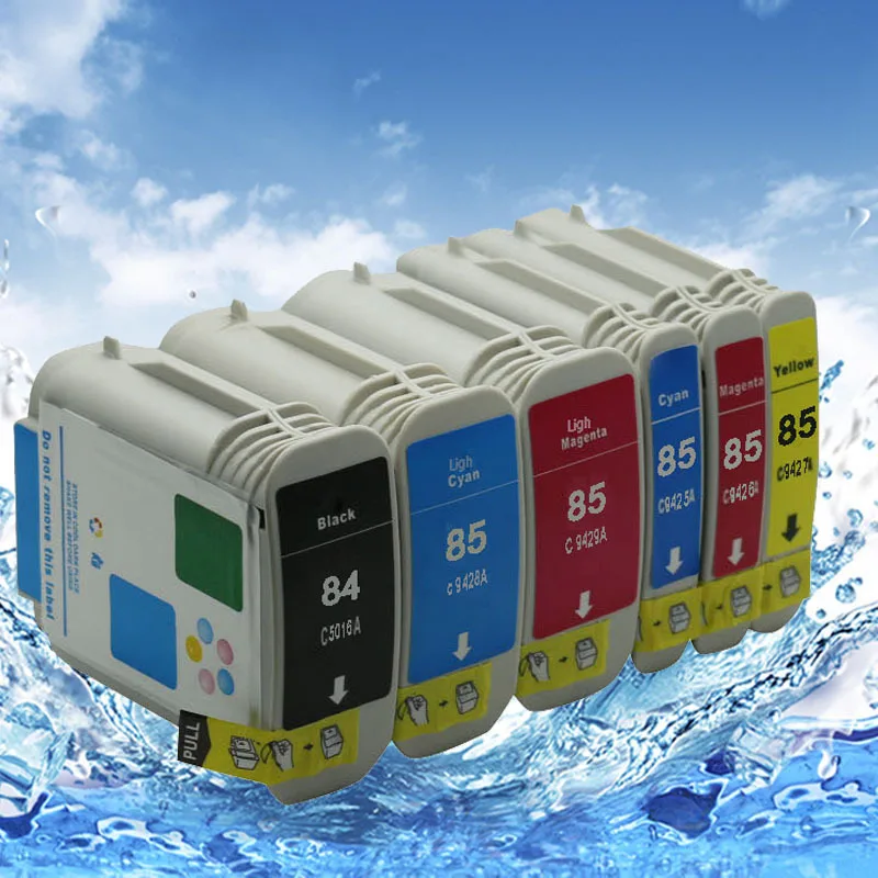 Картридж для принтера HP Designjet 30/70/130 совместимый с 85 C5016A 6 шт.|ink cartridge|ink cartridge for