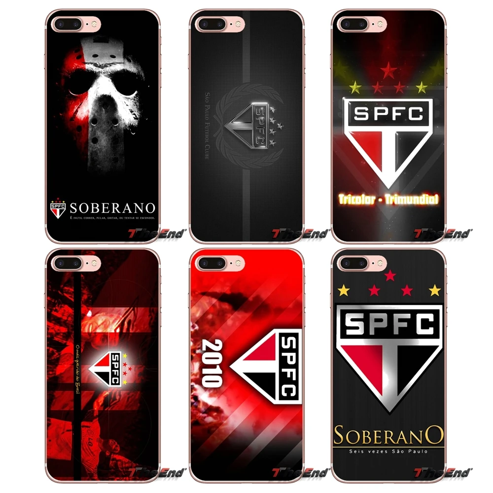 Чехол для телефона Sony Xperia Z Z1 Z2 Z3 Z5 compact M2 M4 M5 E3 T3 XA Aqua LG G4 G5 G3 G2 Mini Sao Paulo FC SPFC Football Logo |