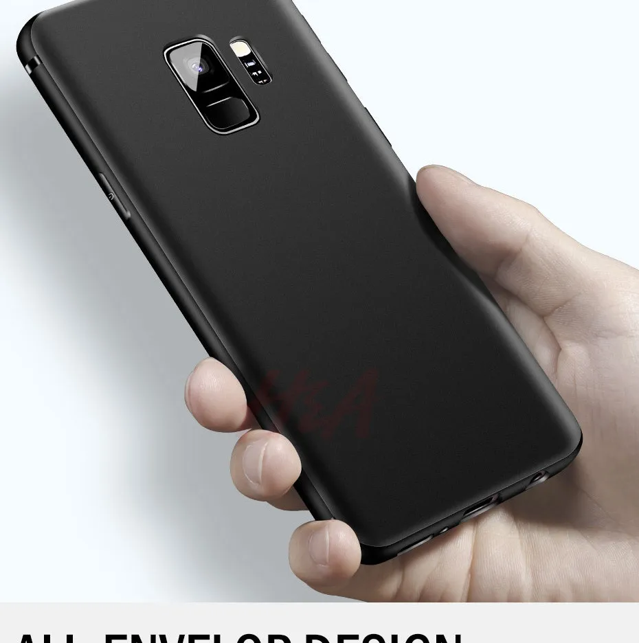 Ультра тонкий Матовая силиконовая крышка чехол для samsung Galaxy S10 S10E S7 край S8 S9 плюс A6 A8 J4 J6 A5 плюс Note 8 9 мягкий чехол