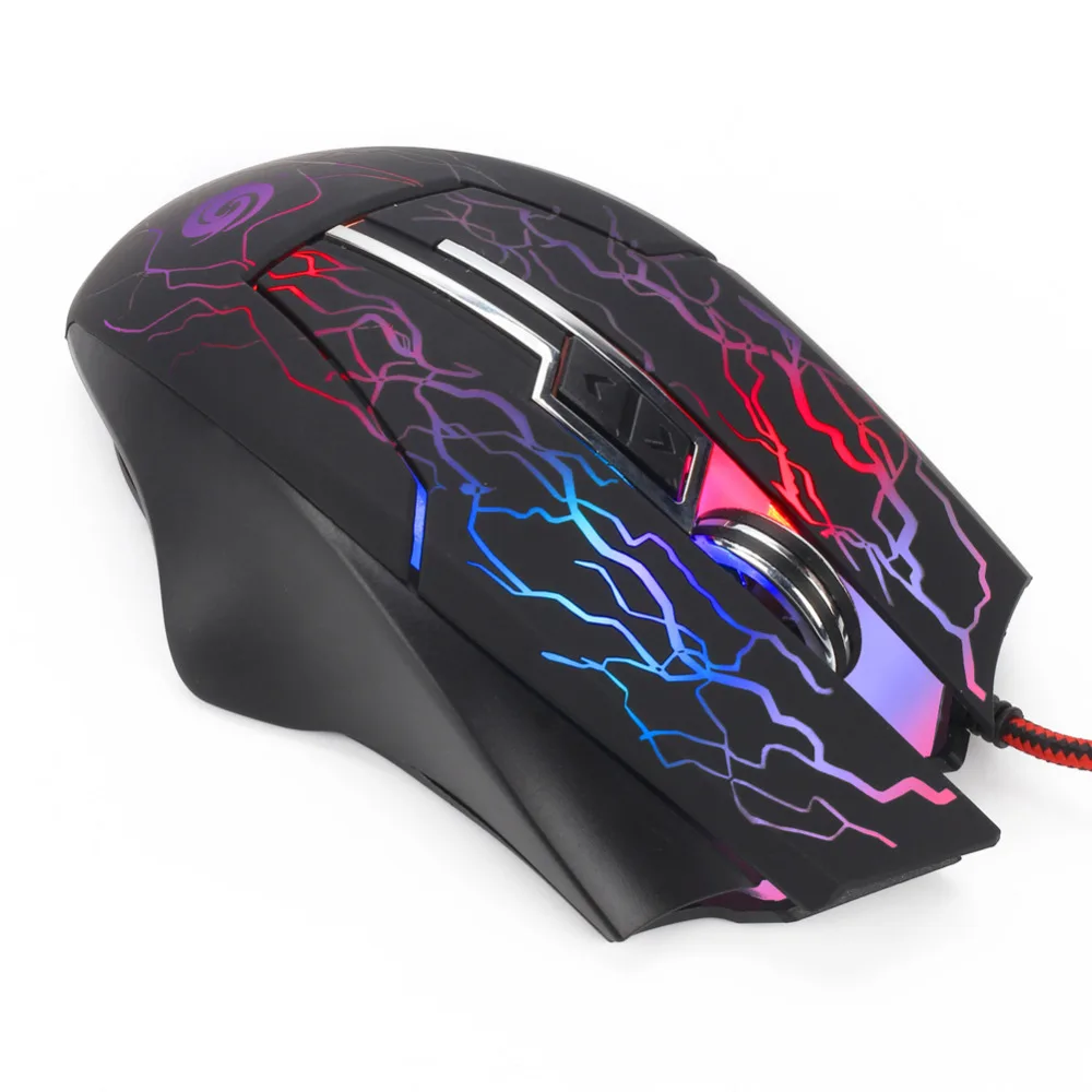 3200 dpi светодиодный оптический 6 кнопок 6D Проводная игровая мышь USB игровая профессиональная геймерская эргономичная компьютерная мышь для ПК Регулируемая игровая мышь