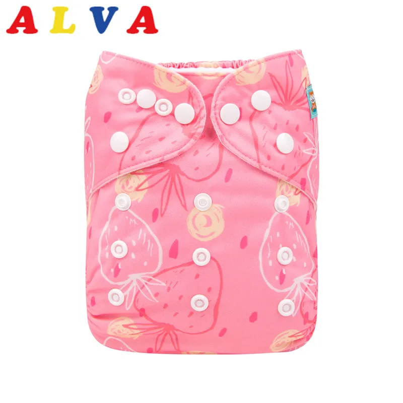 Новое поступление! Детский многоразовый тканевый подгузник Alvababy с 1 вставкой из