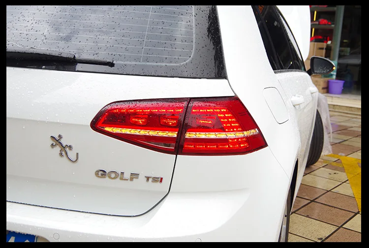 AKD автомобильный Стайлинг задний фонарь для VW Golf 7 задний светильник s Golf7 R20 светодиодный задний светильник ходовой сигнал светодиодный DRL Стоп задний фонарь аксессуары