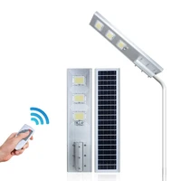 2pcs 50w 100w 150w led solar street light outdoor waterproof ip66 integrated design 5 working modes pir sensor smart light