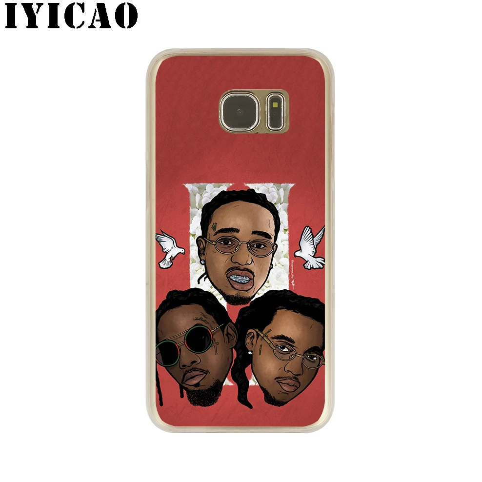 IYICAO Migos Quavo жесткий чехол для Samsung Galaxy S10e S10 S9 S8 Plus S6 S7 Edge Note 9 8 10 | Мобильные телефоны