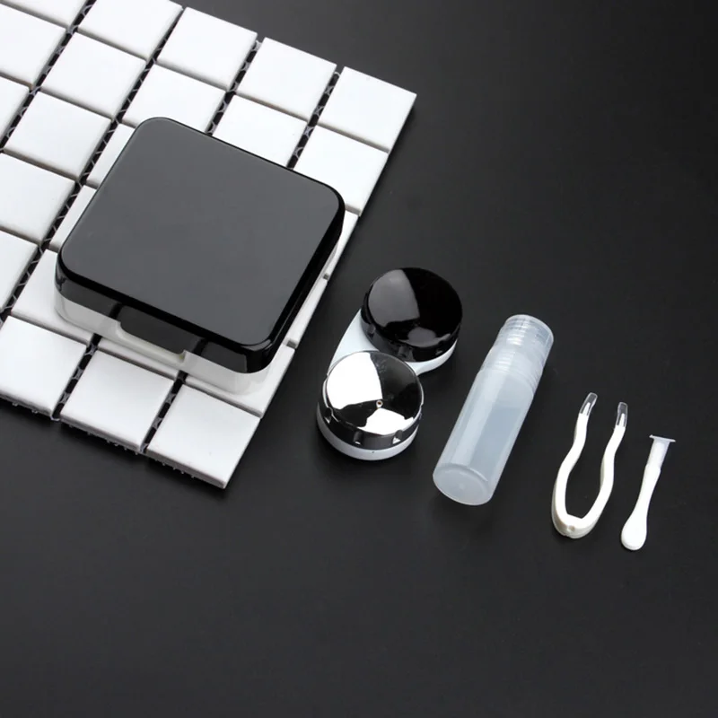 Новый горячий светоотражающий чехол для контактных линз с зеркальным