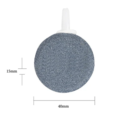 air bubble stone Кислородный насос 40 мм каменный аэратор с пузырьками воздуха аквариумный аквариум гидропонная кислородная пластина Airstone украшения Аксессуары - Цвет: air bubble stone