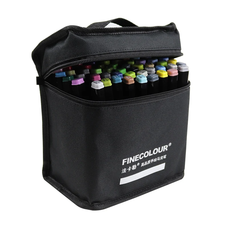 Finecolour EF102 Landscape Gardening Design Art Markers Pen Dual Head Markers Sketch Set Soft Brush Marker Pen