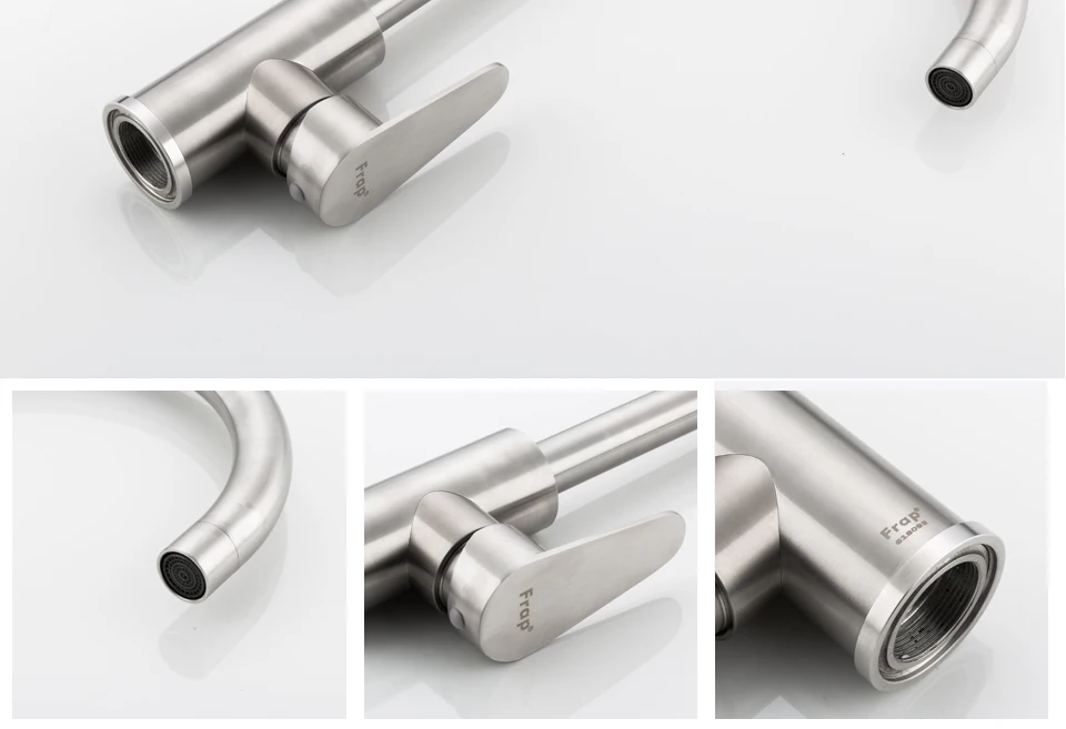 FRAP kitchen faucets stainless steel kitchen mixer faucet water taps cold and hot water sink faucet grifo cocina