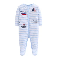 baby rompers newborn baby girls boys clothes 100 cotton long sleeves baby pajamas cartoon printed babys sets