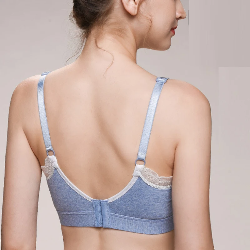 Женский Бесшовный Бюстгальтер для кормления грудью кружевные бюстгальтеры без