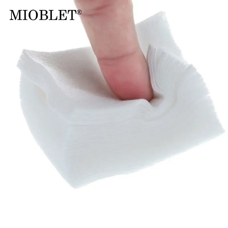 MIOBLET 80 шт./лот салфетки для удаления ногтевого дизайна гель-лака хлопковые