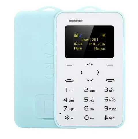 Ультратонкий gsm sim карты телефон Студенческая версия Кредитная карта с gps Handfree