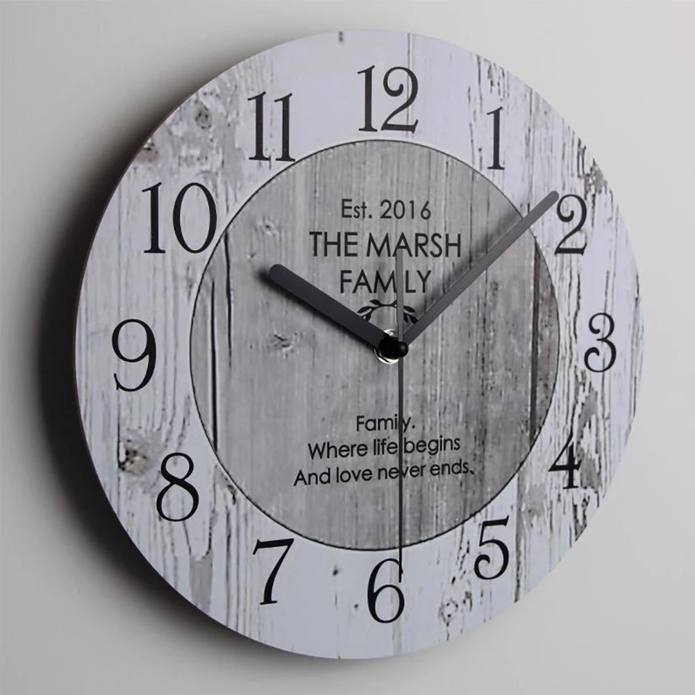 Винтажные настенные часы механизм деревянные висячие большие шикарный