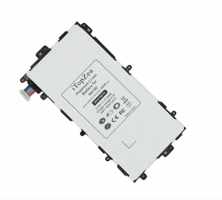 ITopZea 4600 мА/ч SP3770E1H запасная батарея для Samsung Galaxy Note 8 0 3G с функцией GT N5100 N5110 N5120