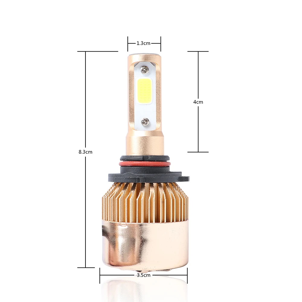 6500K 8000LM 72W H11 H7 светодиодный H4 светодиодная лампа 2 шт. H1 H3 HB4 9006 HB3 9005 H13 72W 8000lm 6500K светодиодный светильник H4 Авто H 7 11 светодиодный свет автомобиля для укладки волос - Испускаемый цвет: 6500K 8000LM 72W