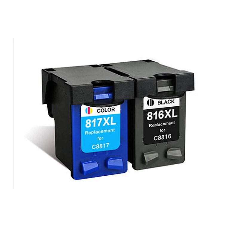Для HP816XL HP817XL совместимый чернильный картридж 816XL для DeskJet 5168 PSC 1118 1218 318 1406 1408 816 817