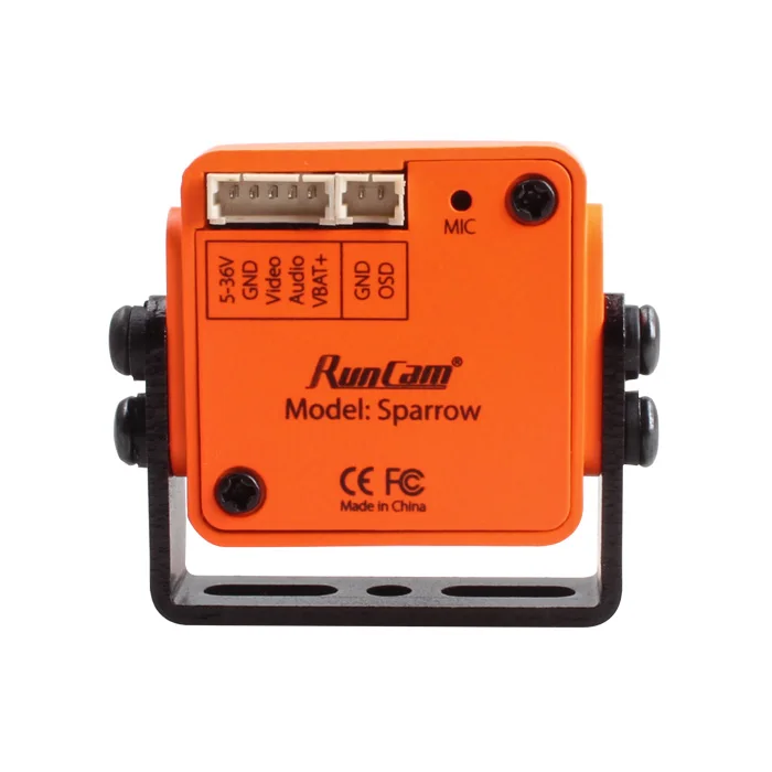 Новейшая мини-камера RunCam Sparrow 700TVL FPV 1/3 &quotCMOS 2 1 мм 16:9 NTSC/PAL переключаемая на OSD для