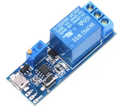 Новый модуль реле задержки 5 в 30 триггер переключатель Micro USB
