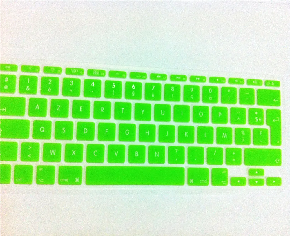 Новое прибытие Французский силиконовый мягкий цветной чехол для клавиатуры