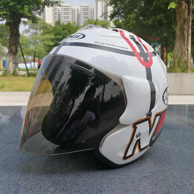 2017 ARAI двойной Применение Череп мотоциклетный Шлем Capacete каско Новинка Ретро шлем