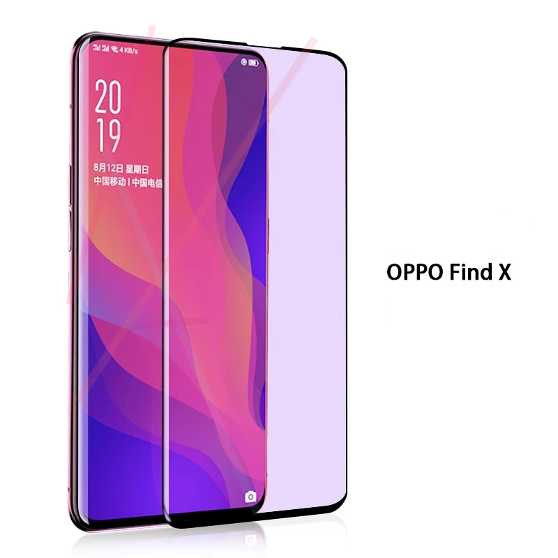 Микроданные для OPPO Find X 3D Анти синее закаленное стекло 9H полное покрытие анти