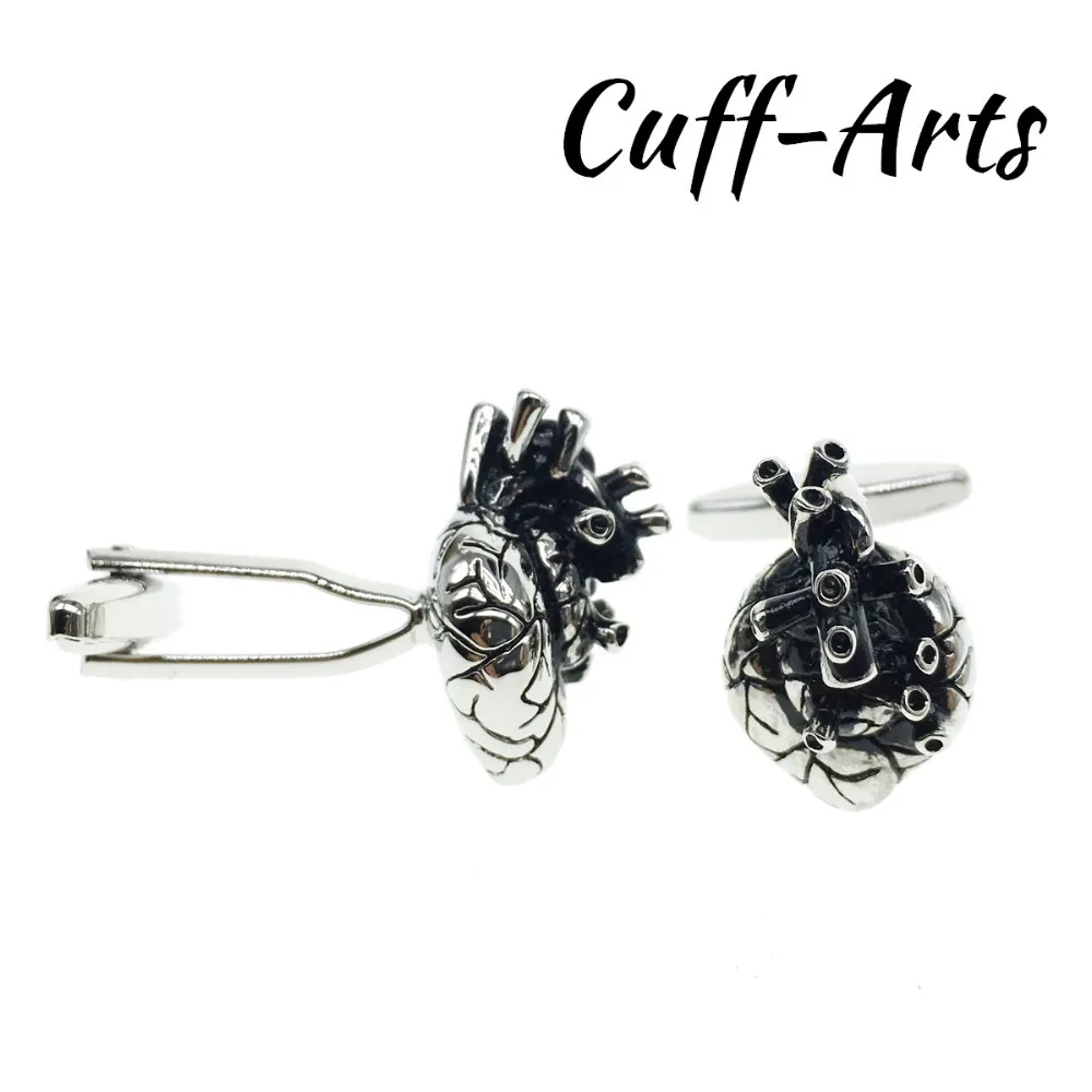 Cuffarts роскошные запонки мужские подарок Мода Anaotomical сердце бижутерия модные