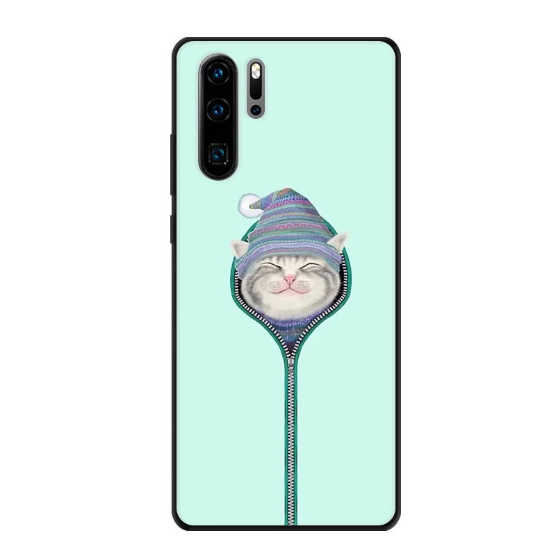 Мультфильм Цвет чехол для huawei P30 Pro ТПУ задняя крышка мобильного телефона