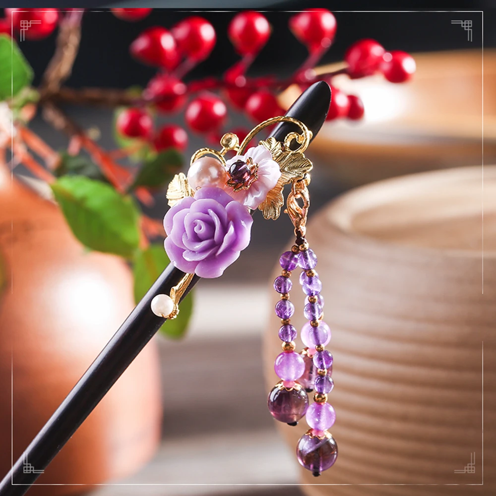 Этнические кисточки ручной работы женские ювелирные изделия палочки для волос