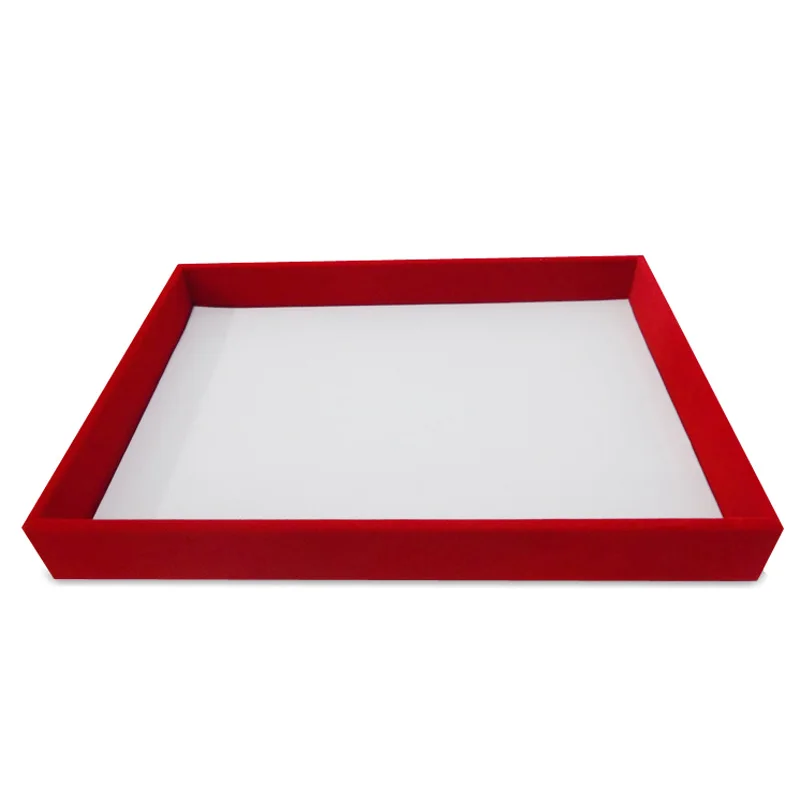 

Pendant pallet red velvet 16 earrings pendant tray gold jewelry props jewelry display tray stand holder rack box