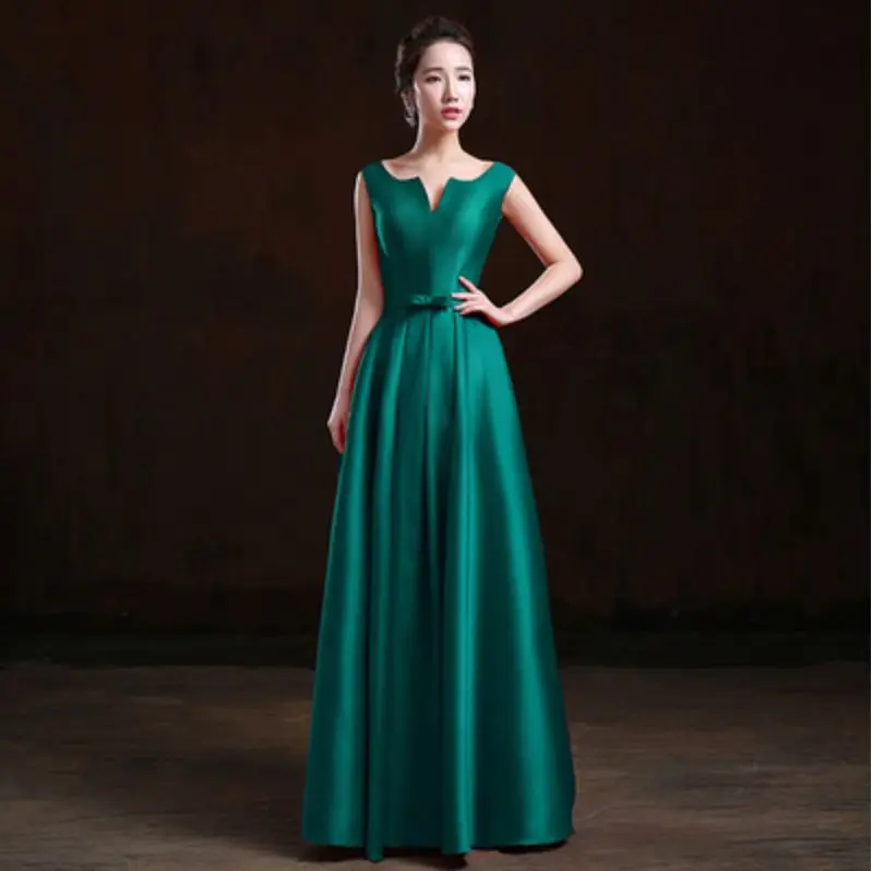 Vestidos de festa vestido longo para casamento новые сексуальные атласные трапециевидные платья с v-образным вырезом фиолетового цвета, цвета шампанского, черного цвета, бордовые платья для подружки невесты