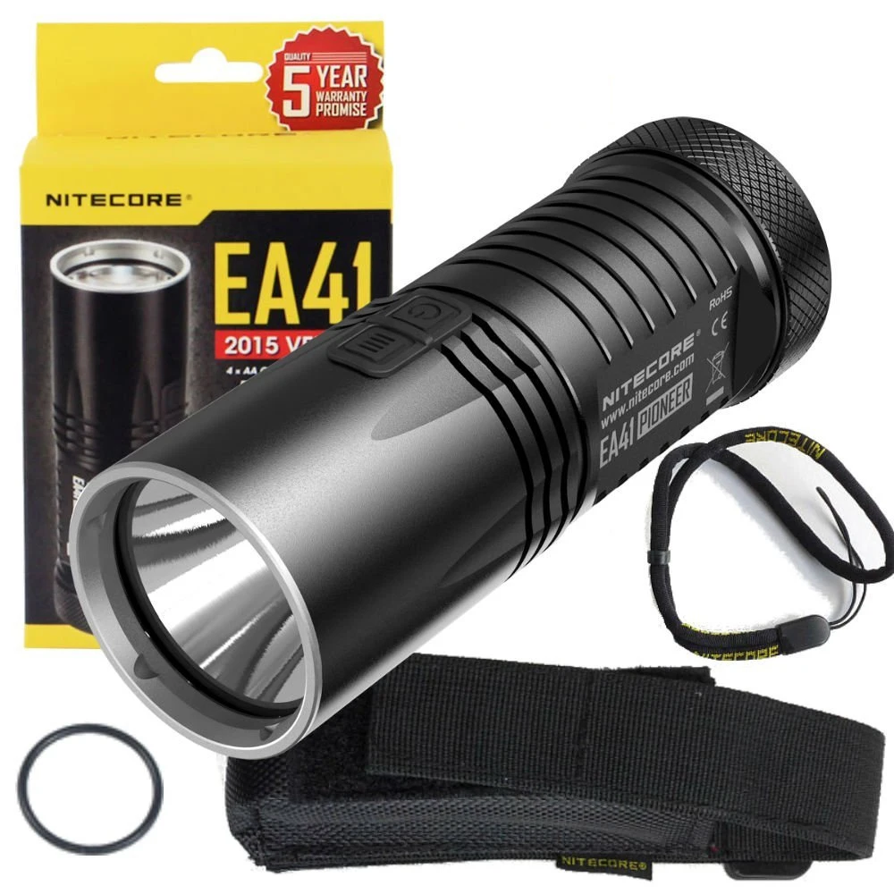 NITECORE EA41 ea41w 1020 люменов XM L2 U2 LED 4xAA фонарик для кемпинга на открытом воздухе Пешие