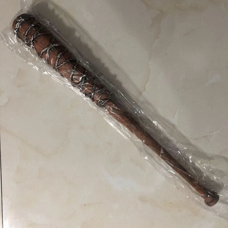 Косплей Хэллоуин The Walking Dead бейсбольная бита вокруг пенополиуретана Nigen Lucille бейсбольная летучая мышь 82 см