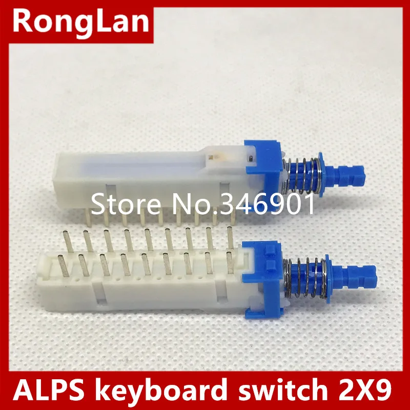 [SA] Японский кнопочный переключатель клавиатуры ALPS 2X9 самоблокирующийся