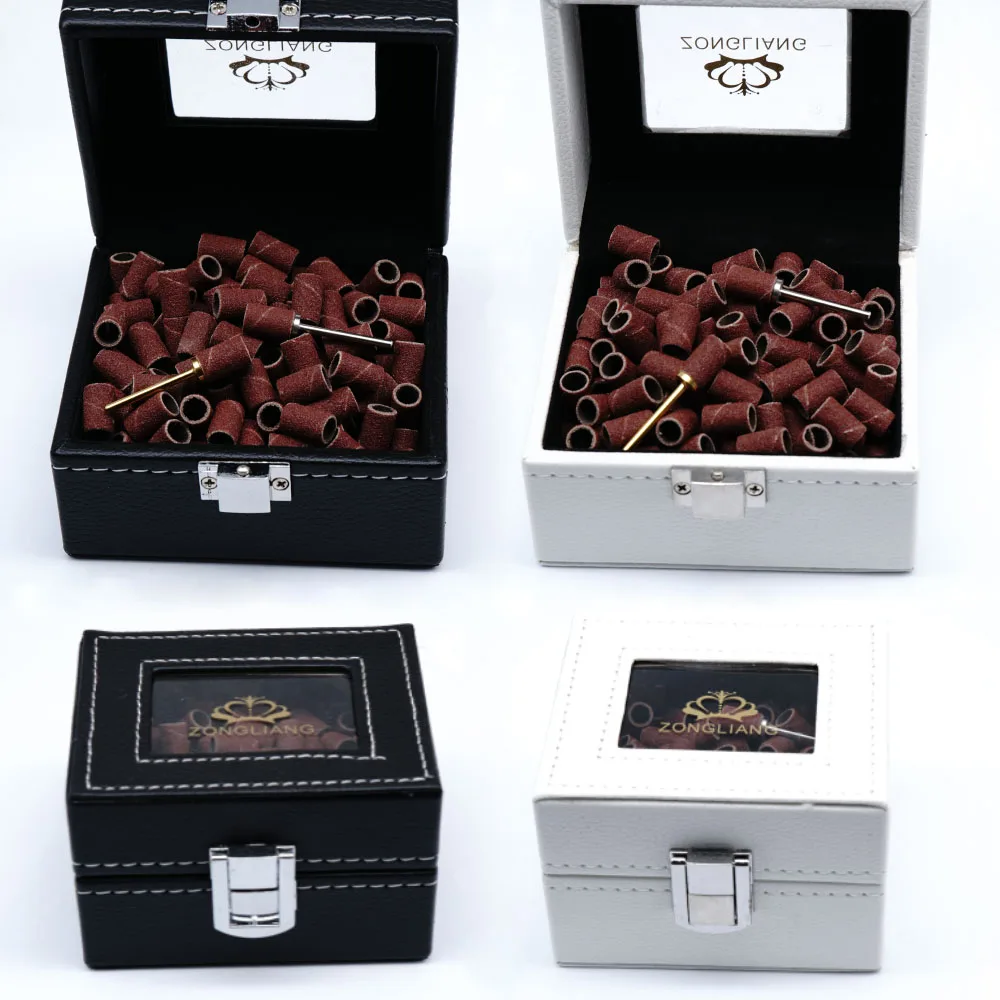 Инструменты для дизайна ногтей 100 шт. резинки 1 твердосплавные насадки аксессуары