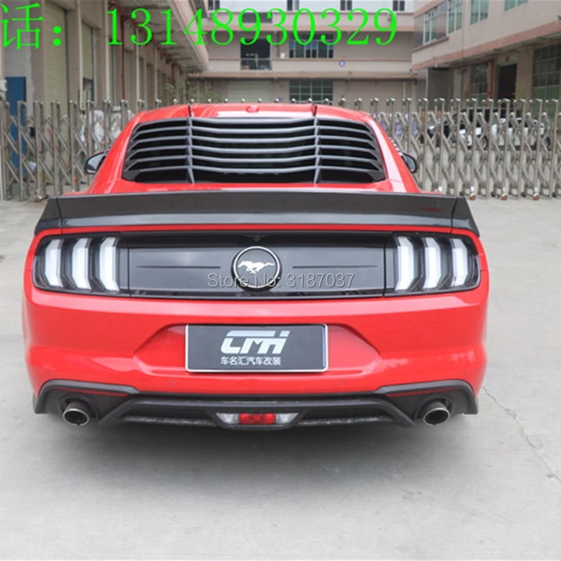 Задний спойлер для Ford Mustang 2015 2016 2017 из углеродного волокна крыло багажника задний