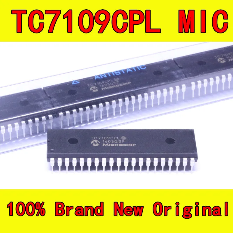 Бесплатная Доставка Один Лот 10 ШТ. TC7109CPL TC7109 DIP-40 12-битный A-Совместимый