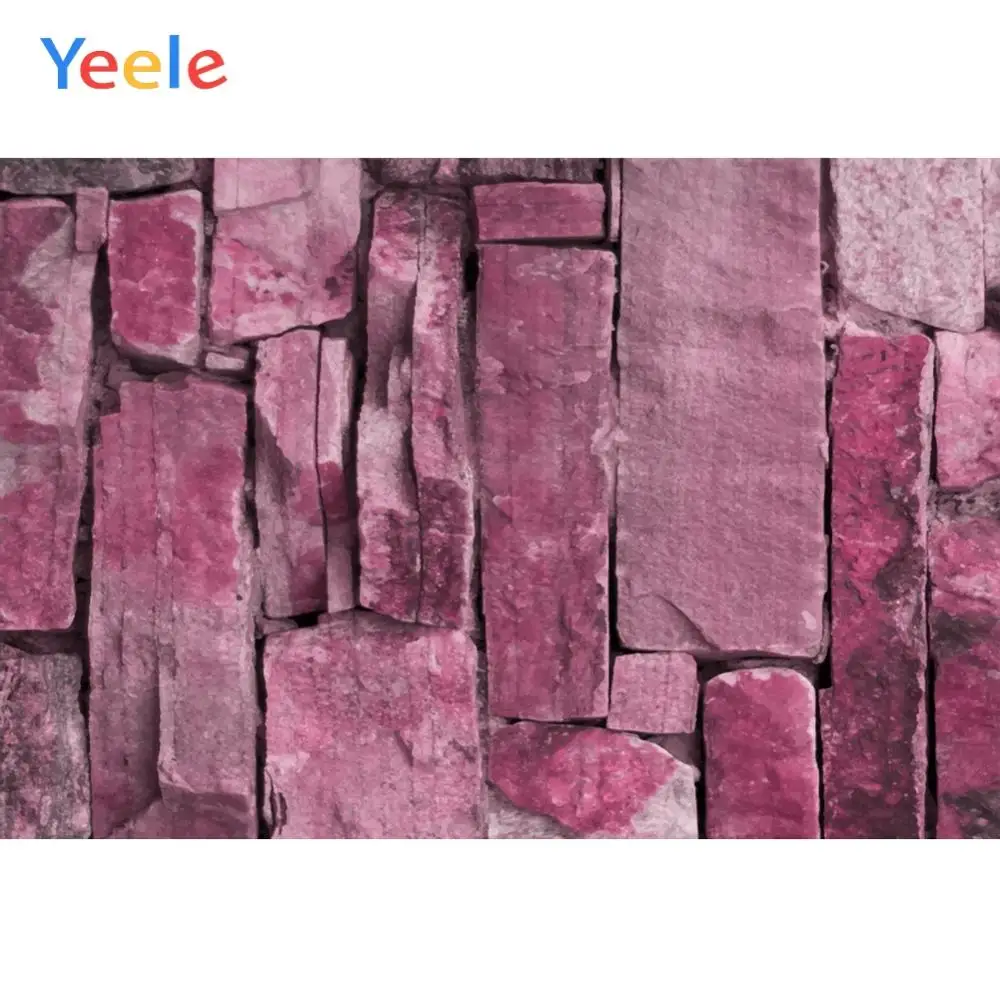Фоны для фотосъемки Yeele с изображением красных кирпичей и камней в стиле