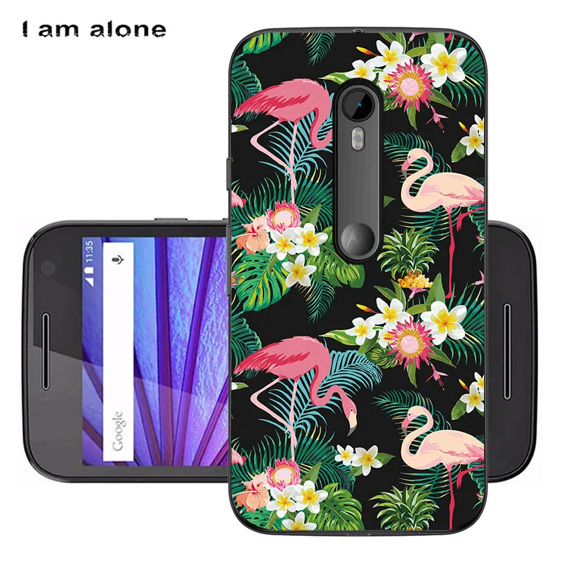 Soft TPU KK13 Чехлы для телефонов I am alone, для Motorola Moto G3, 5,0 дюймов, мягкий ТПУ чехол для мобильного телефона, милая сумка для Motorola Moto G3 - Цвет: Soft TPU KK13