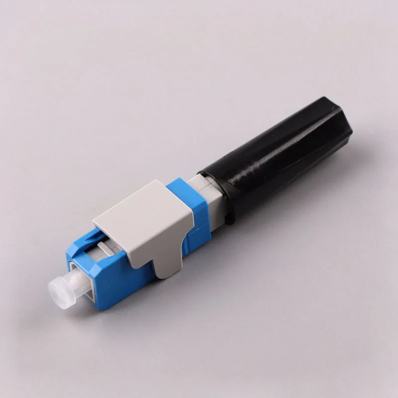 100pcs SC UPC Fiber Optic Quick Connector FTTH Single-Mode Fiber Optic Fast Connector SC quick assembly Connector