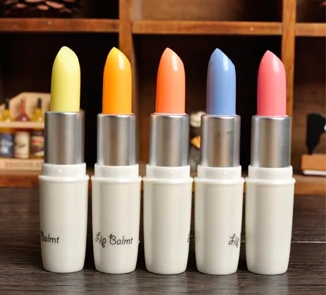 Новый Kawaii каротин градиент макияж бальзам для губ увлажняющий в форме макарона с