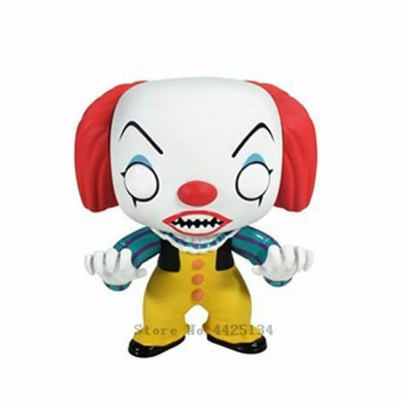 N-Pennywise-55 Funko POP IT 472#/473# Pennywise фигурка#52 Billy#51 Ghostface#56/#315 Чаки Коллекционная модель игрушки с коробкой - Цвет: N-Pennywise-55