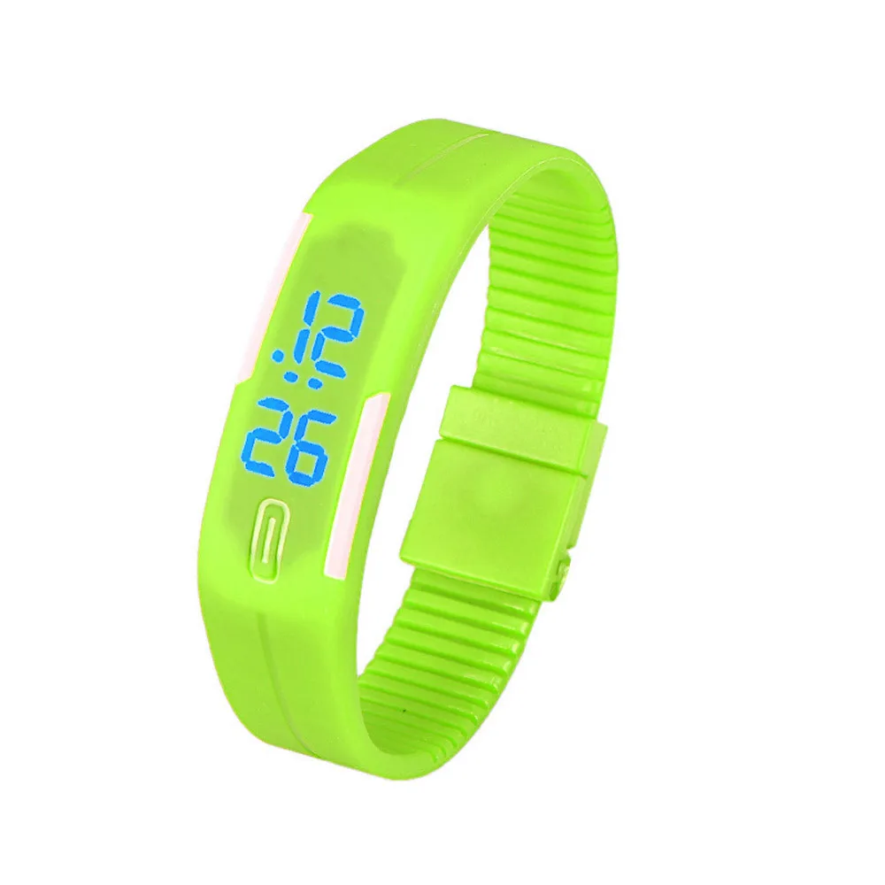 Часы Reloj Deportivo Mujer мужские женские резиновые светодиодный часы Дата спортивный браслет для девочек мальчиков студентов детские часы Kadin Saat* A