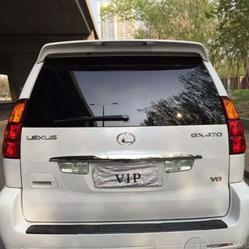 Задний спойлер для Lexus GX470 окрашенный в заводском стиле 2003-2009 со светодиодом 1