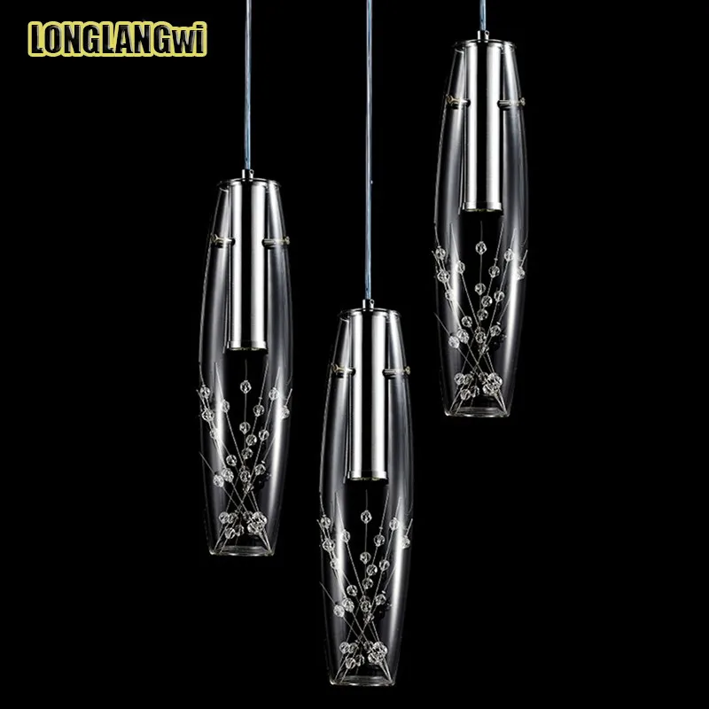 Современная маленькая светодиодный тная светодиодная Подвесная лампа с