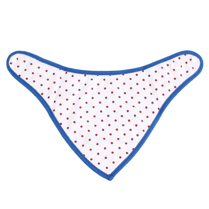 4 шт. Детские Мультяшные нагрудники корова Детская бандана хлопок Двусторонняя