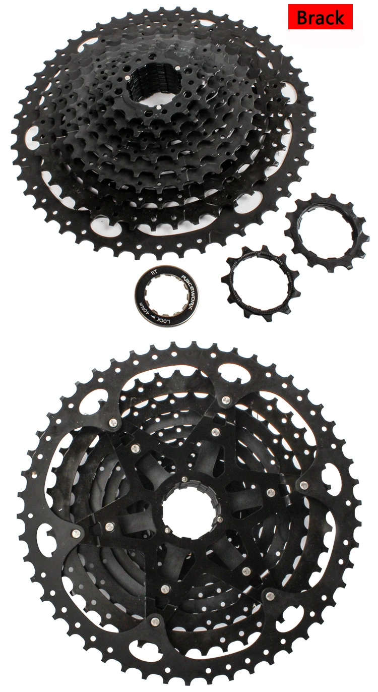 RACEWORK 10/11/12 скоростная кассета 11-42 т 11-46T 11-50 т 11-52 т горный велосипед MTB велосипед Кассетный Маховик для Shimano Sram