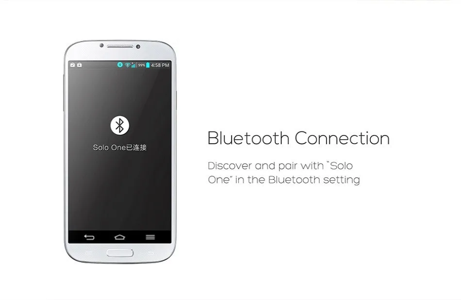 Деревянный портативный беспроводной динамик сабвуфер Solo One Bluetooth NFC полный диапазон 2,0 каналов сенсорная поверхность AUX домашний аудио для телефона