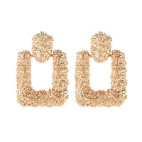 fashion statement earrings 2018 big geometric earrings for women hanging dangle earrings drop earing modern jewelry