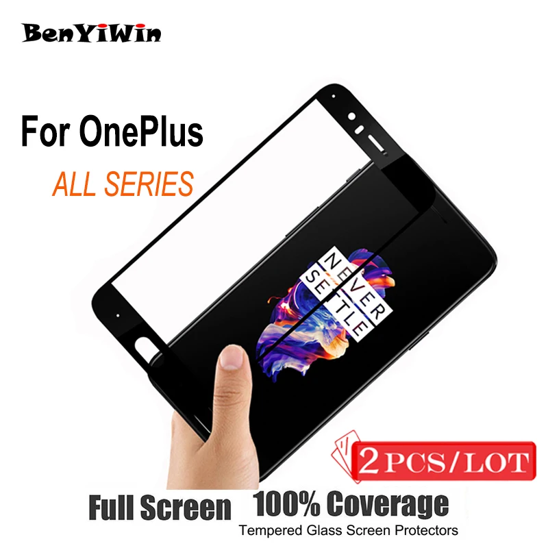 Закаленное стекло для Oneplus 3 3T 5 5T 6 6T OnePlus Six Five 2 шт.|screen protector|glass filmtempered glass case |